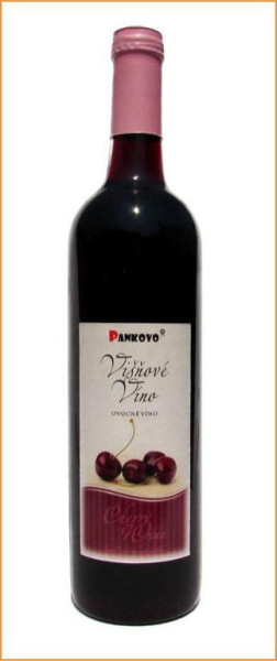 Pankovo višňové víno s karamelem - ovocné víno - 0.75L