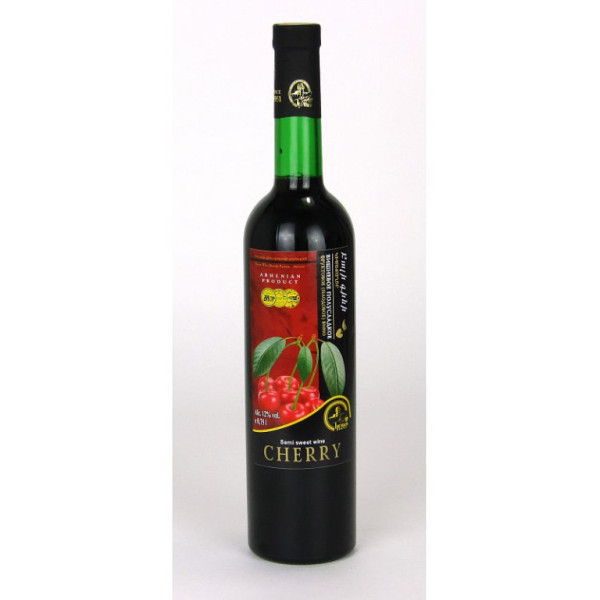 Cherry - červené polosladké víno 12% - Ijevan Wine - Arménie - 0,75L