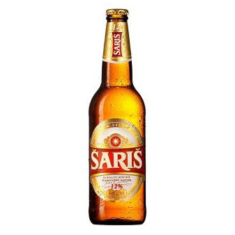 Šariš 12° premium 5.0%- světlý ležák - láhev - Slovenské pivo - 0.5L