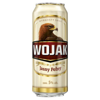 Wojak 5.0% - světlý ležák - polské pivo - plech - 0.5L