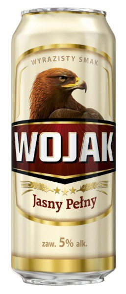 Wojak 5.0% - světlý ležák - polské pivo - plech - 0.5L