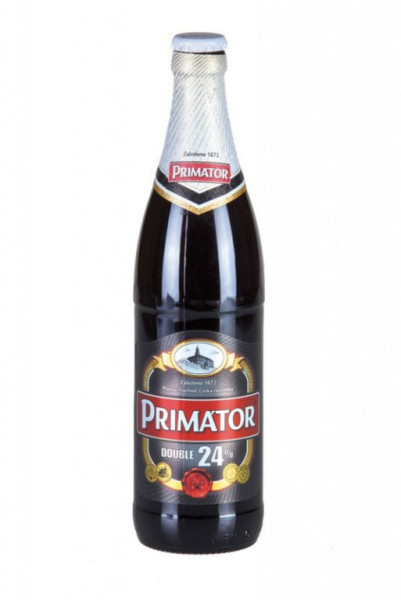 Primátor Double 24° - speciální tmavé pivo 10.5% - pivovar Náchod - 0.5L