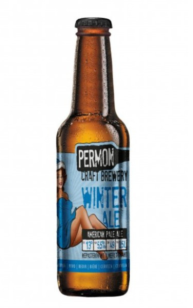 Permon Winter ALE 13° - svrchně kvašené speciální pivo 5.0% - pivovar Permon - 0.5L