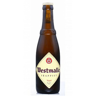 Westmalle Trappist Tripel 9.5% - svrchně kvašené světlé pivo - belgické pivo - 0.33L
