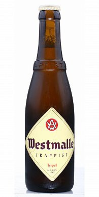 Westmalle Trappist Tripel 9.5% - svrchně kvašené světlé pivo - belgické pivo - 0.33L