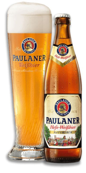 Paulaner - Hefewesbier - kvasnicové pivo - Německo - 0.5L