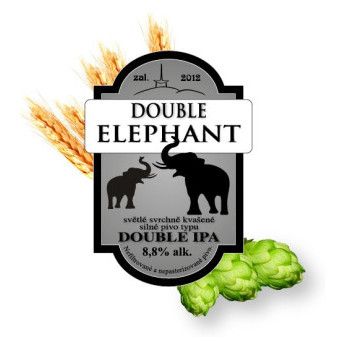 Double elephant - Double Ipa 8.8% - Beskydský pivovárek 1.0L