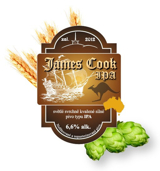 James Cook Ipa 6.6% - beskydský pivovárek - 1.5L