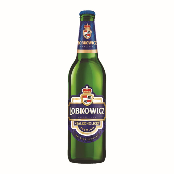 Lobkowicz premium nealko- světlé pivo 0.5% - Lobkowicz - 0.5L