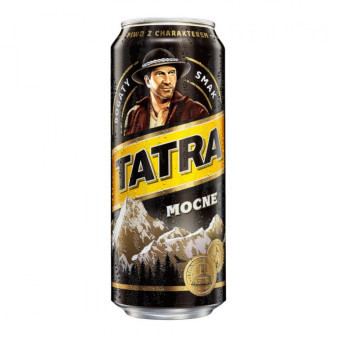 Tatra piwo mocne 7,0% - plech- polské pivo - 0.5L