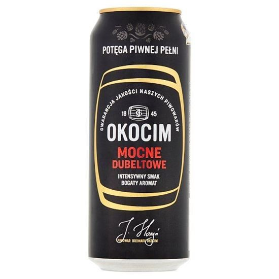 Okocim mocne piwo 7.0% - plech - polské pivo - 0.5L