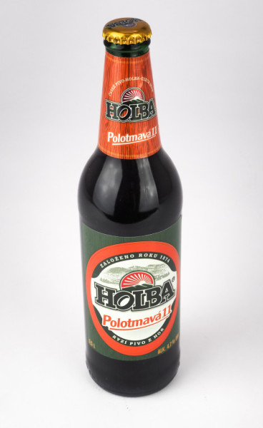 Holba polotmavá 11° - polotmavé výčepní pivo 4.7% - pivovar Holba - 0.5L