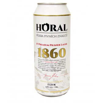 Horal - volba pivních znalců 4.8% - světlý ležák - Plech - 1L