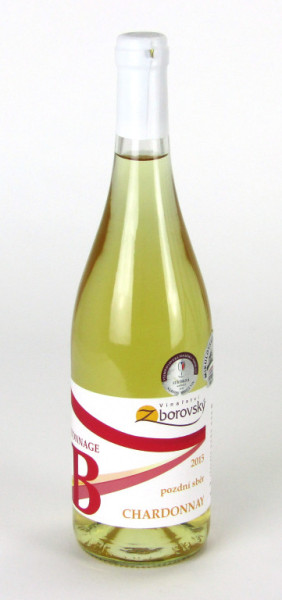 Chardonnay batonnage - pozdní sběr - suché - Zborovský 0.75 l