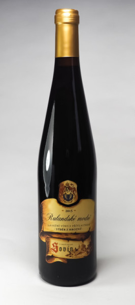 Sovín - Rulandské modré - červené suché 12.5% - vinařství Sovín - 0.75l