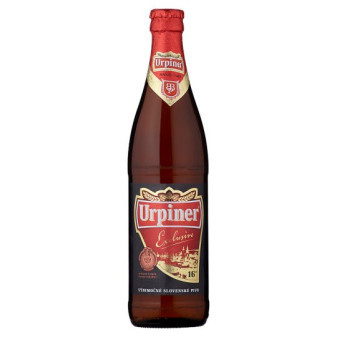 Urpiner 16°- světlý ležák 7.0%- plech - Slovenské pivo - 0.5L