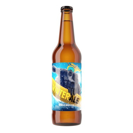 Krušnohor 14° - světlý ležák svrchně kvašený 5.8% - pivovar Krušnohor - 0.5L