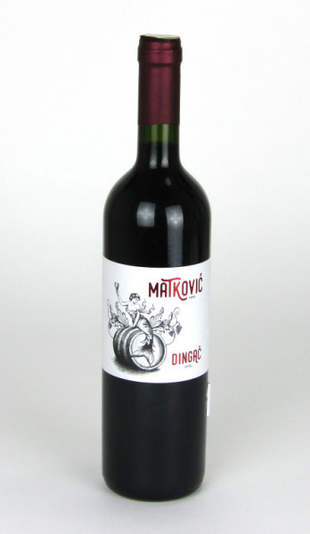 Dingač - červené - suché 15,0% - Matkovič - chorvatské víno - 0.75 l