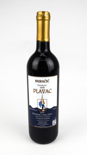 Plavac mali gold - vrhunsko- chorvatské víno červené suché - vinařství Duračič - 0.75L