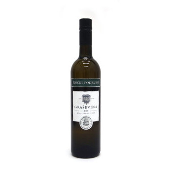 Graševina - bílé chorvatské víno suché - 12% - Iločki Podrumi - 0.75L