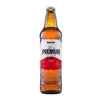 Primátor Premium 12° - světlý ležák 5.0% - pivovar Primátor a.s. - 0.5L