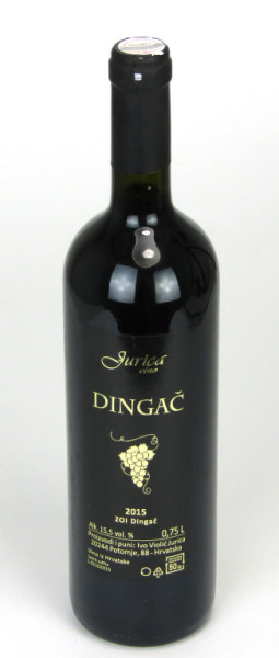 Dingač Jurica 2015 - červené suché víno - Jurica - chorvatské víno - 0.75 l