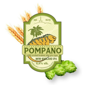 Pompano - svrchně kvašený speciál - 6,4% - Beskydský pivovárek - 1.0L