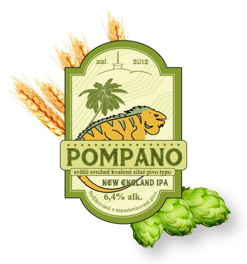 Pompano - svrchně kvašený speciál - 6,4% - Beskydský pivovárek - 1.0L