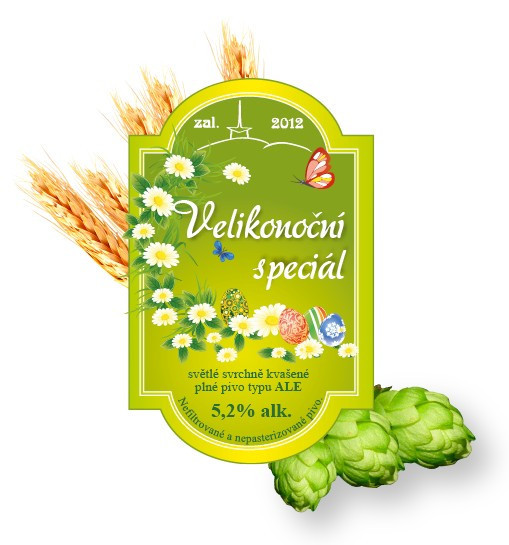 Velikonoční speciál - světlý speciál - 5,2% - Beskydský pivovárek - 1.5L