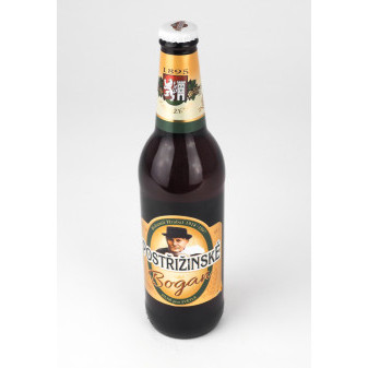 Bogan 13° - postřižinské pivo - světlé speciální pivo 5.5% - pivovar Nymburk - 0.5L