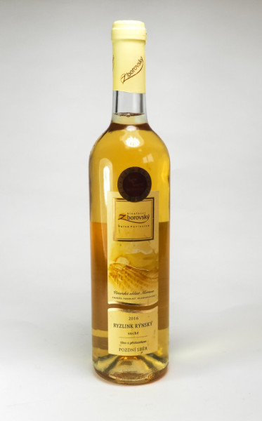 Ryzlink rýnský - pozdní sběr - suché - 12% - Zborovský 0.75 l