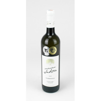 Chardonnay - pozdní sběr bílé polosladké - 13% - vinařství Vrba - 0.75 l