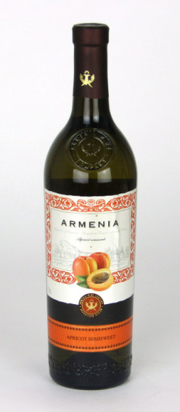 Apricot semisweet - bílé polosladké 12.0% - Armenia Wine - 0.75L
