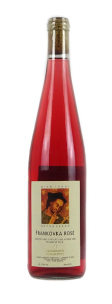 Frankovka rosé - pozdní sběr - polosuché - vinařství Adámkovo - 0.75 l