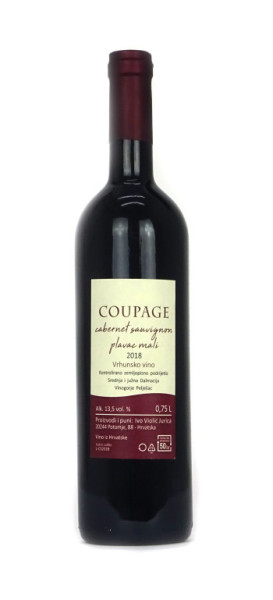 Coupage - Cabernet sauvignon - plavac mali - červené suché víno - Jurica - chorvatské víno - 0.75 l