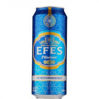 Efes pilsener 5.0% - světlý ležák - Turecko - plech - 0.5L