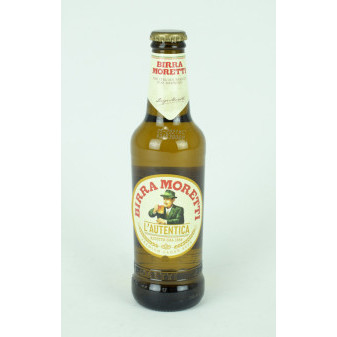 Birra Moretti 4.6% - pasterizované světlé pivo - 0.33L