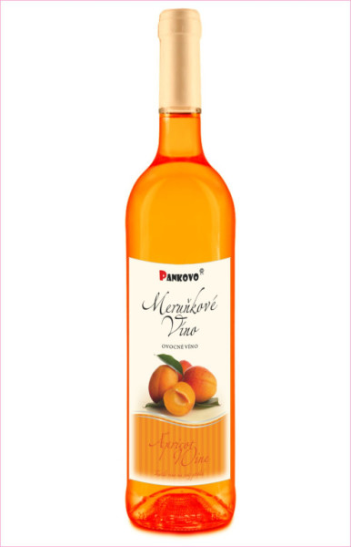 Pankovo meruňkové víno - ovocné víno 13,5% - 0.75L