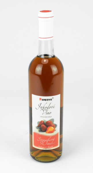 Pankovo jahodové víno - ovocné víno - 0.75L
