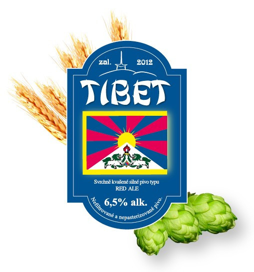 Tibet - red ale 7.3% - červený ležák - Beskydský pivovárek 1,0L