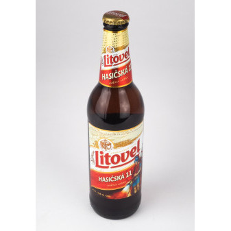 Litovel hasičská 11° - světlý ležák - 4,8% -  pivovar Litovel 0,5l sklo