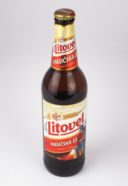 Litovel hasičská 11° - světlý ležák - 4,8% - pivovar Litovel 0,5l sklo