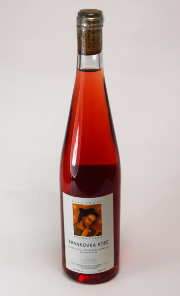 Frankovka rosé - pozdní sběr - polosladké - vinařství Adámkovo - 0.75 l