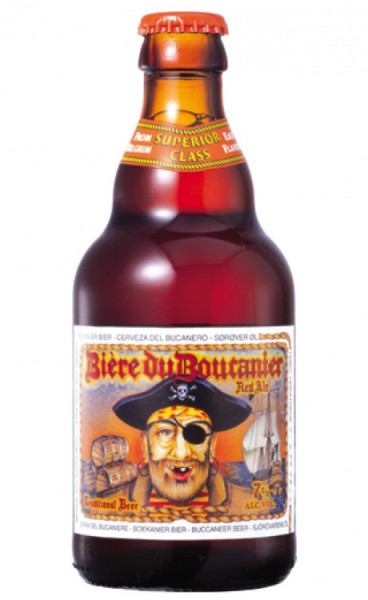 Boucanier Red - svrchně kvašené pivo 7.0% - Belgie - 0.33l sklo