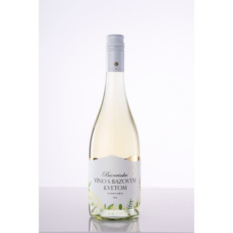 Víno s bezový květem - ovocné víno - 10,0% - vinařství Miluron - 0.75L