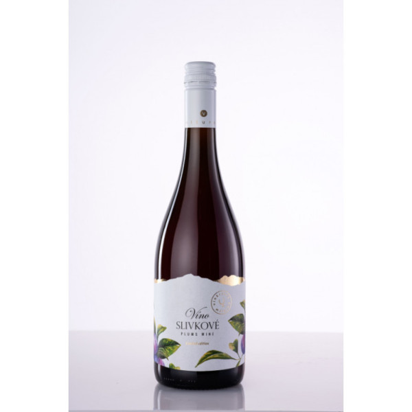 Švestkové víno - ovocné víno - vinařství Miluron - 0.75L