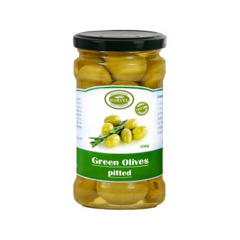 Olivy zelené bez pecky KORVEL - Řecko - 290g