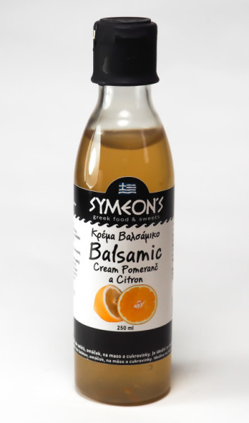 Krém balsamikový - Symeon´s - s citrónem a pomerančem - Řecko - 250ml