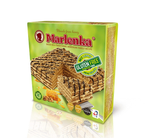 Dort bezlepkový medový Marlenka - 800g