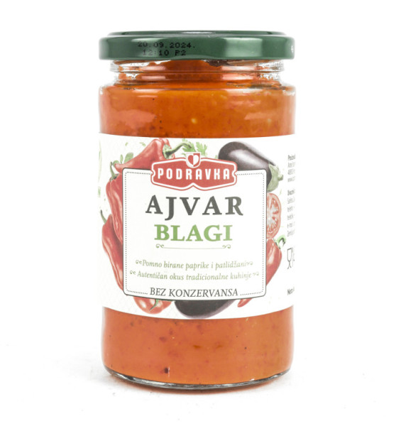 Ajvar Blagi - jemný - Chorvatsko - 350g